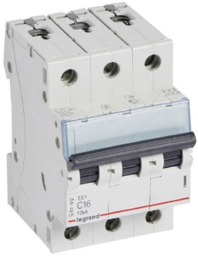 Выключатель автоматический Legrand TX3 6000 3п 16А C 10кА картинка